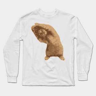 cat pet oil paint exerciser Long Sleeve T-Shirt